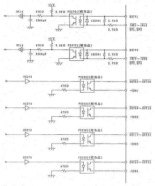 Figure of input/output circuit